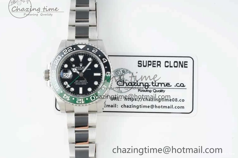 MiroTime 0109 GMT Master II 126720 VTNR LHD 904L SS NTF1:1 Best Edition on Oyster Bracelet VR3186 CHS WellDesigned 2295